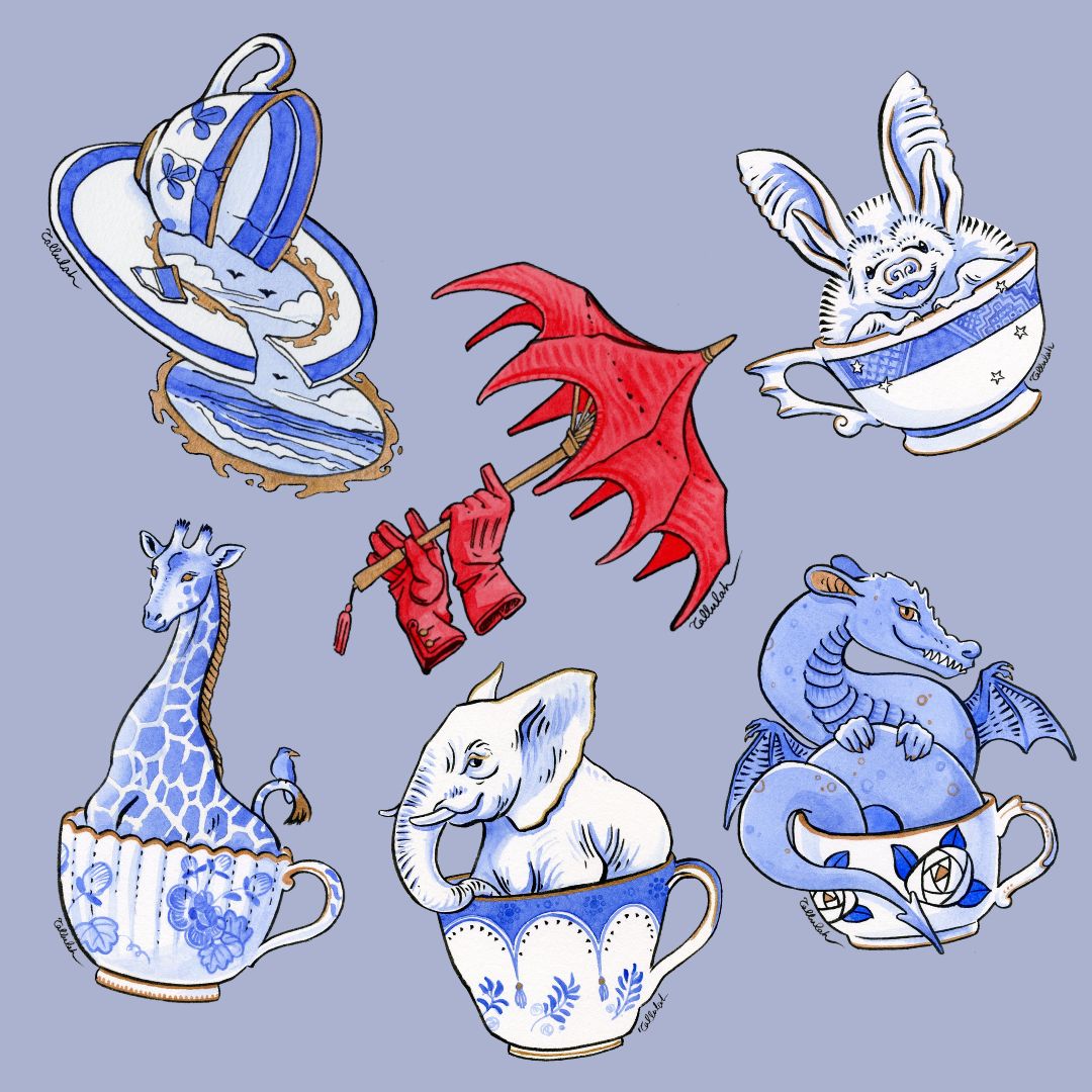 Saucers & Sorcery Stickers
