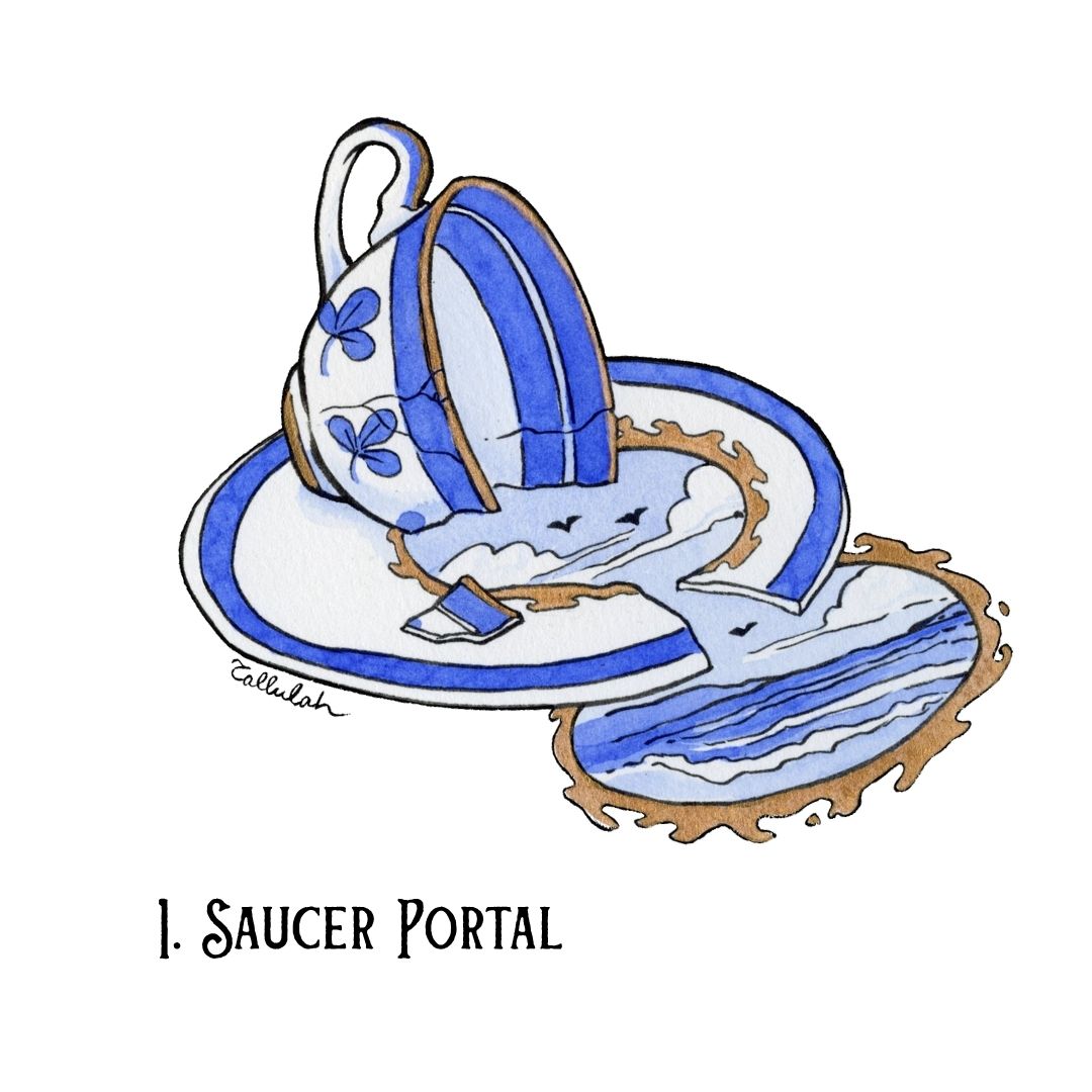 Saucers & Sorcery Stickers