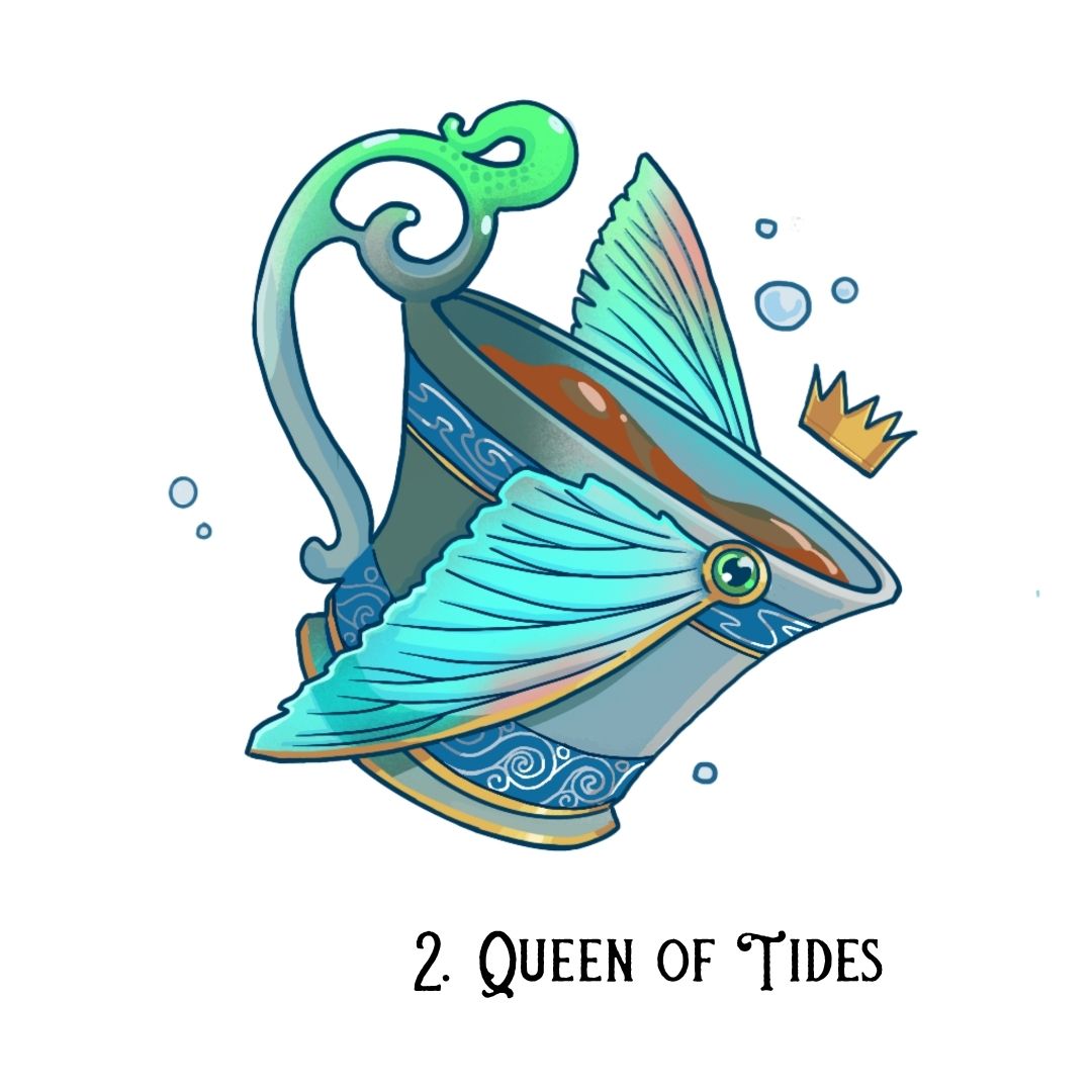 Flying Teacup Stickers
